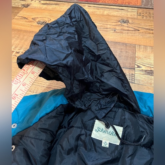 Vintage St John’s Bay Puffer Jacket/Hoodie - Picture 4 of 9